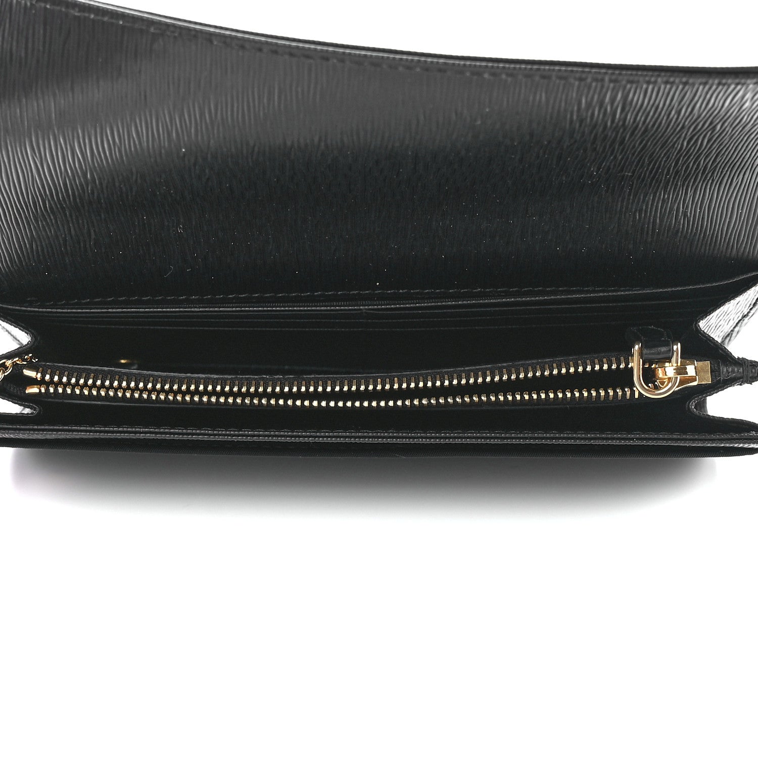 Prada Vitello Move Triangle Logo Continental Flap Travel Wallet Black 6 of 13