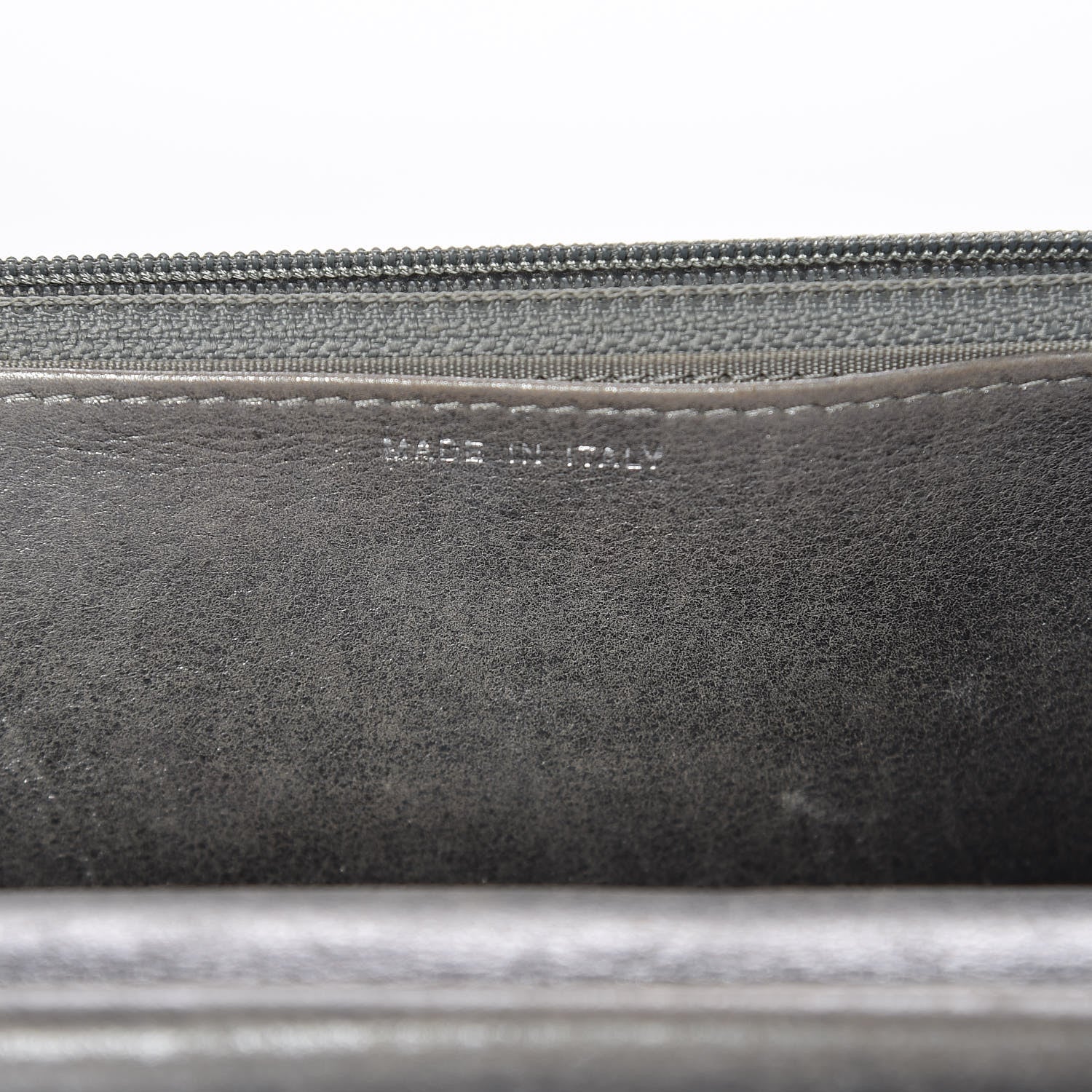 Chanel Metallic Calfskin Quilted Boy Wallet On Chain WOC Silver 8 of 16