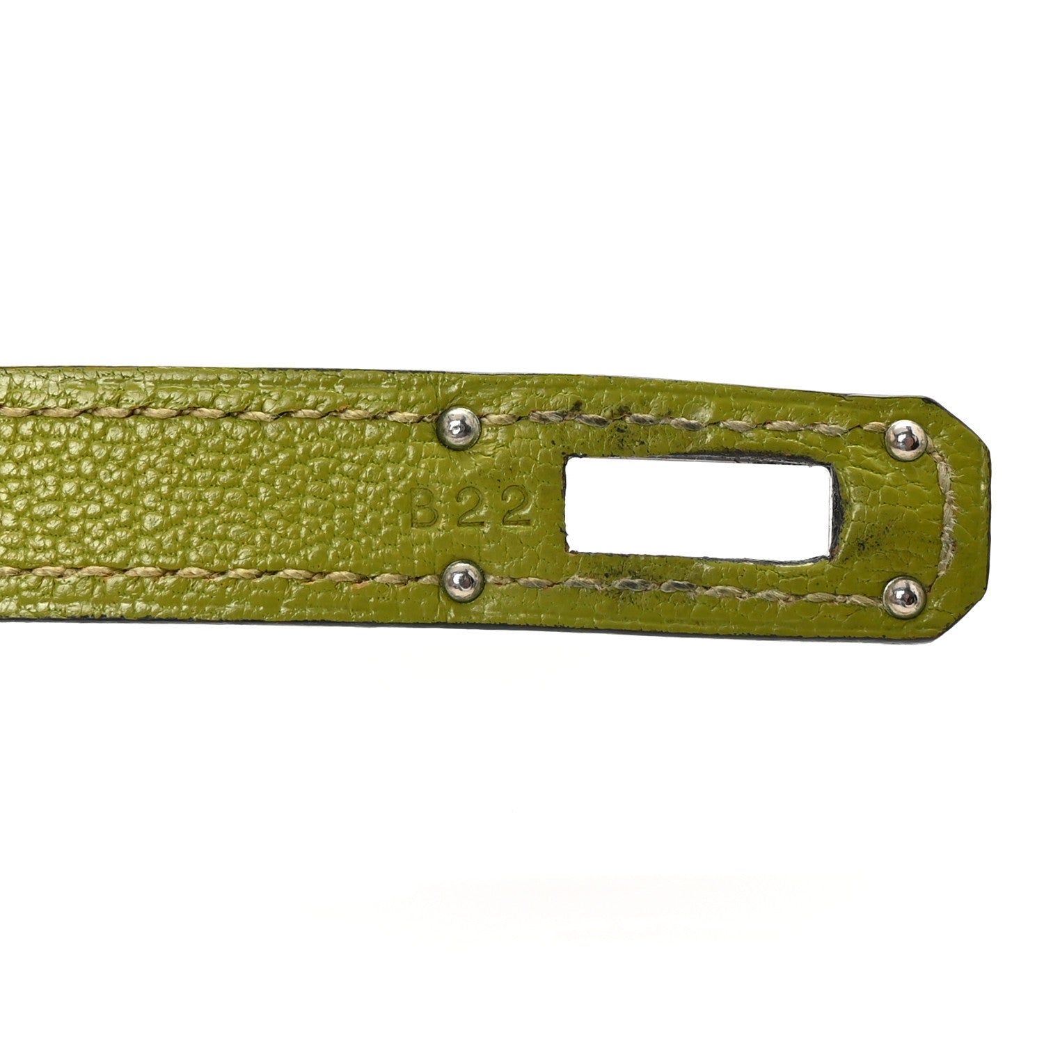 Hermes Chevre Mysore Kelly Longue Wallet Vert Anis 7 of 7
