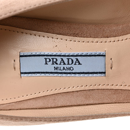 Prada Camoscio 65mm Pumps 36 Biege 7 of 9