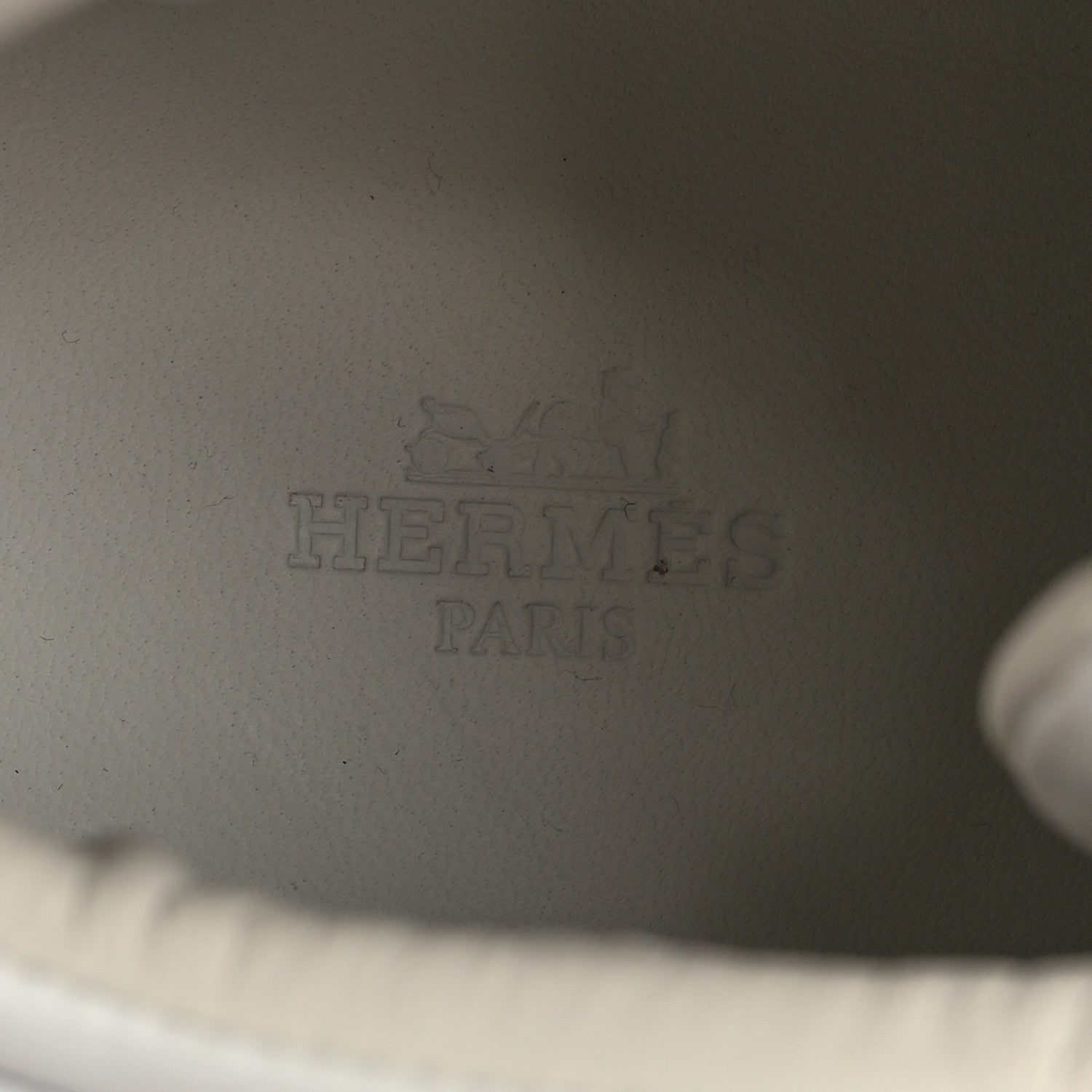 Hermes Calfskin Epsom Mens High Top Freestyle Sneakers 42 White 8 of 8