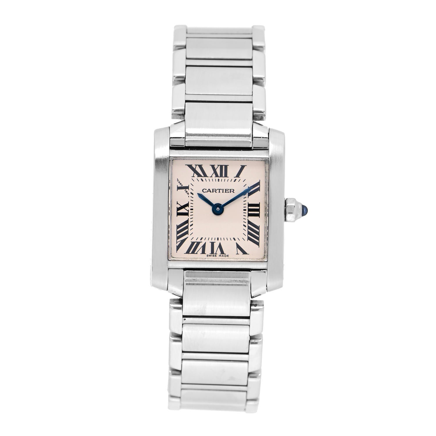 Cartier Stainless Steel 20mm Tank Francaise Quartz Watch 1 of 4