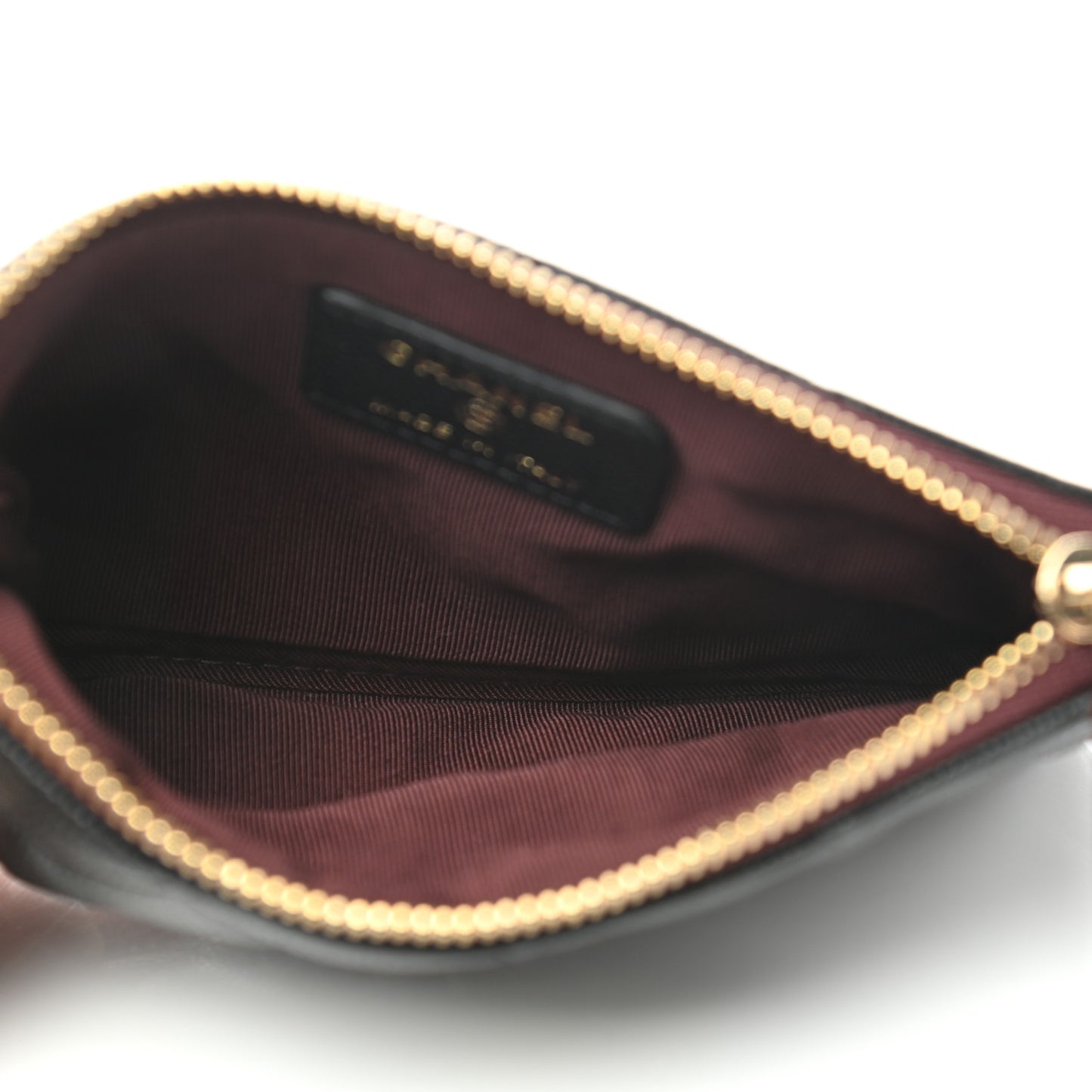 Caviar Quilted Small Cosmetic Case Black
