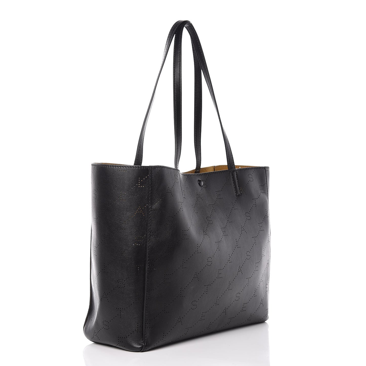 Eco Alter Nappa Perforated Logo Tote Black