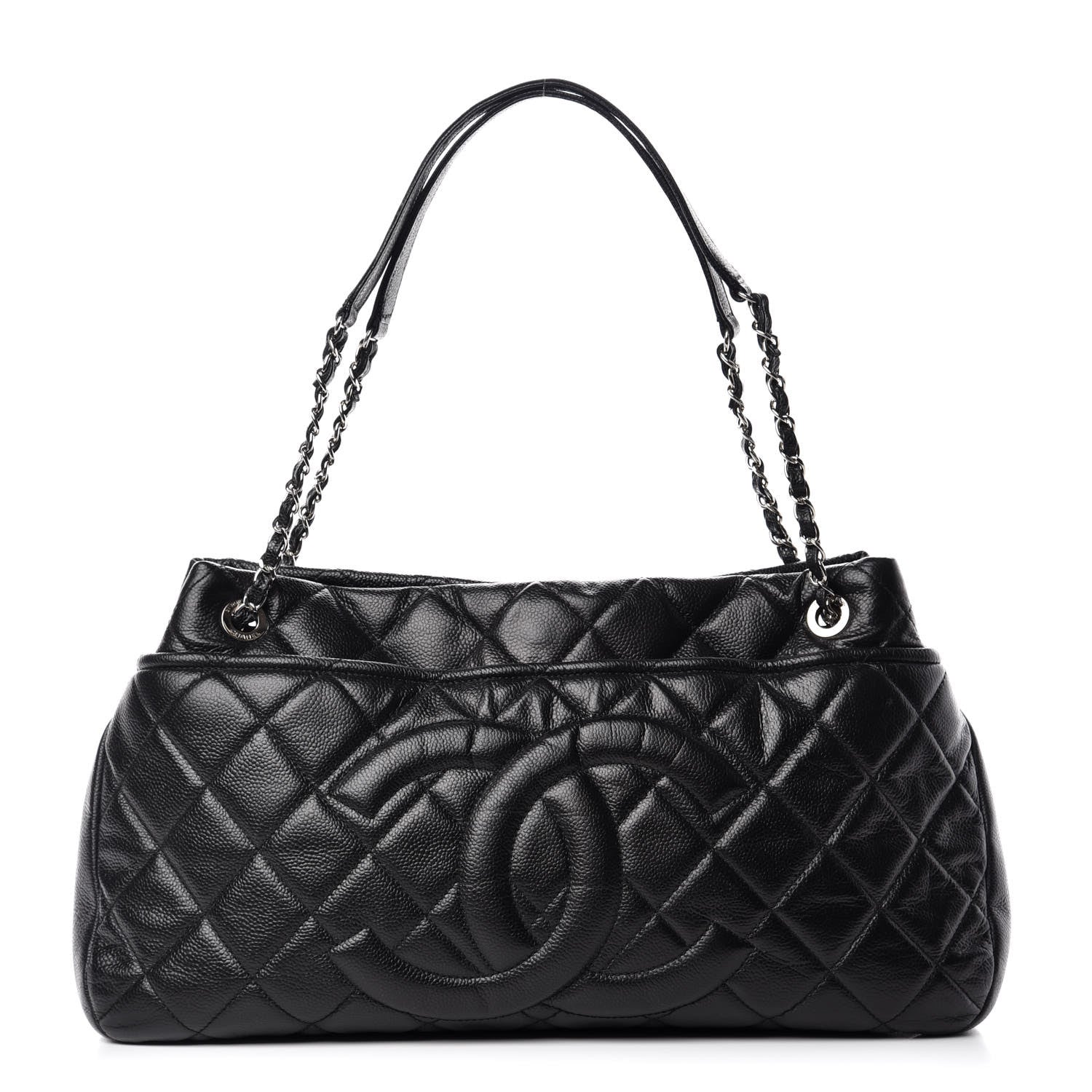 Chanel Caviar Quilted Timeless CC Soft Tote Black 1 of 10
