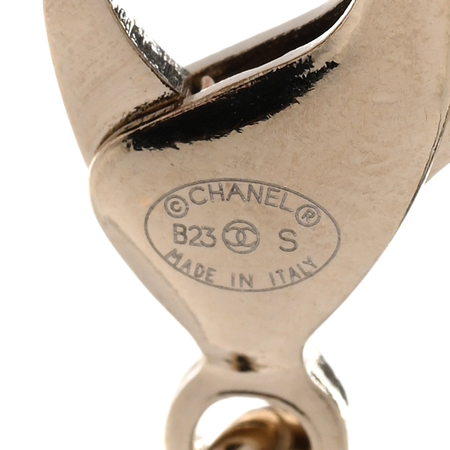 Pearl Crystal CC Bow Choker Necklace Gold