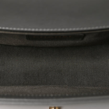 Chanel Lambskin Quilted Medium Boy Flap Dark Grey 4 of 9