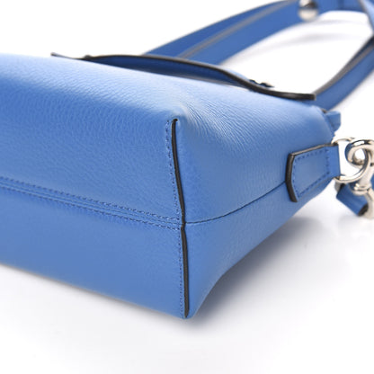 Fendi Vitello Dolce Mini By The Way Boston Bag Blue Royal 8 of 9