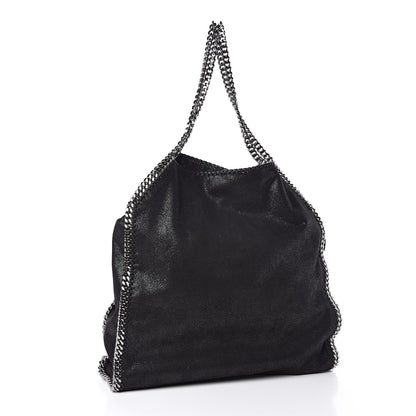 Stella McCartney Shaggy Deer Big Falabella Tote Black 4 of 10