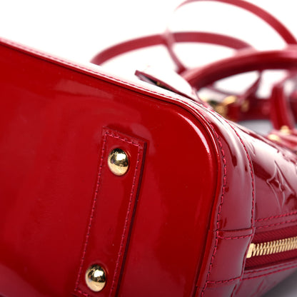 Louis Vuitton Vernis Alma BB Pomme D'Amour 13 of 16