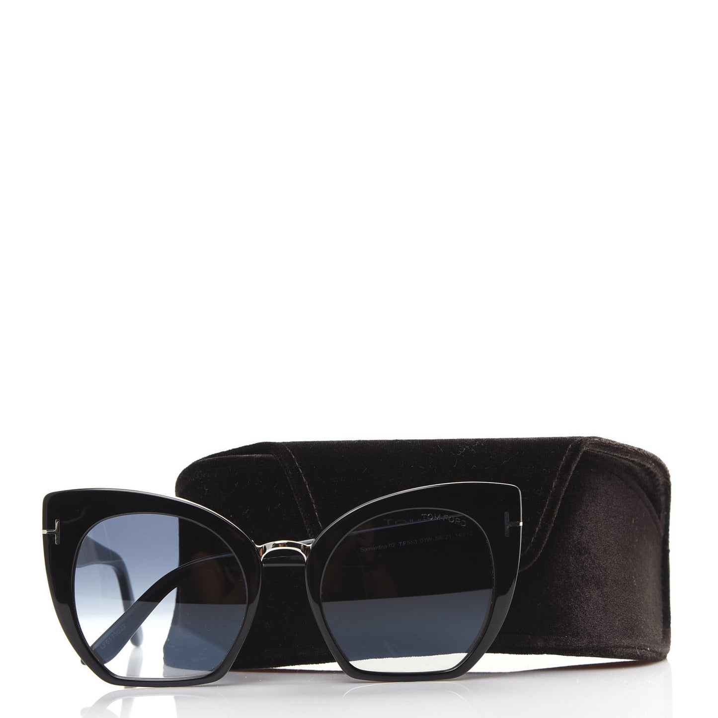 Samantha Cat Eye Sunglasses TF553 Black