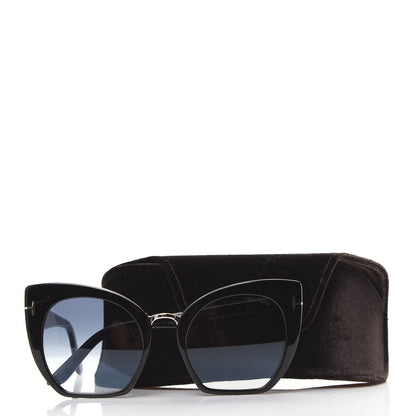 Tom Ford Samantha Cat Eye Sunglasses TF553 Black 8 of 8