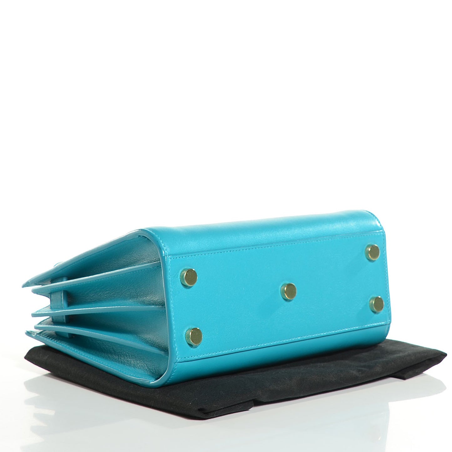Calfskin Nano Sac De Jour Turquoise
