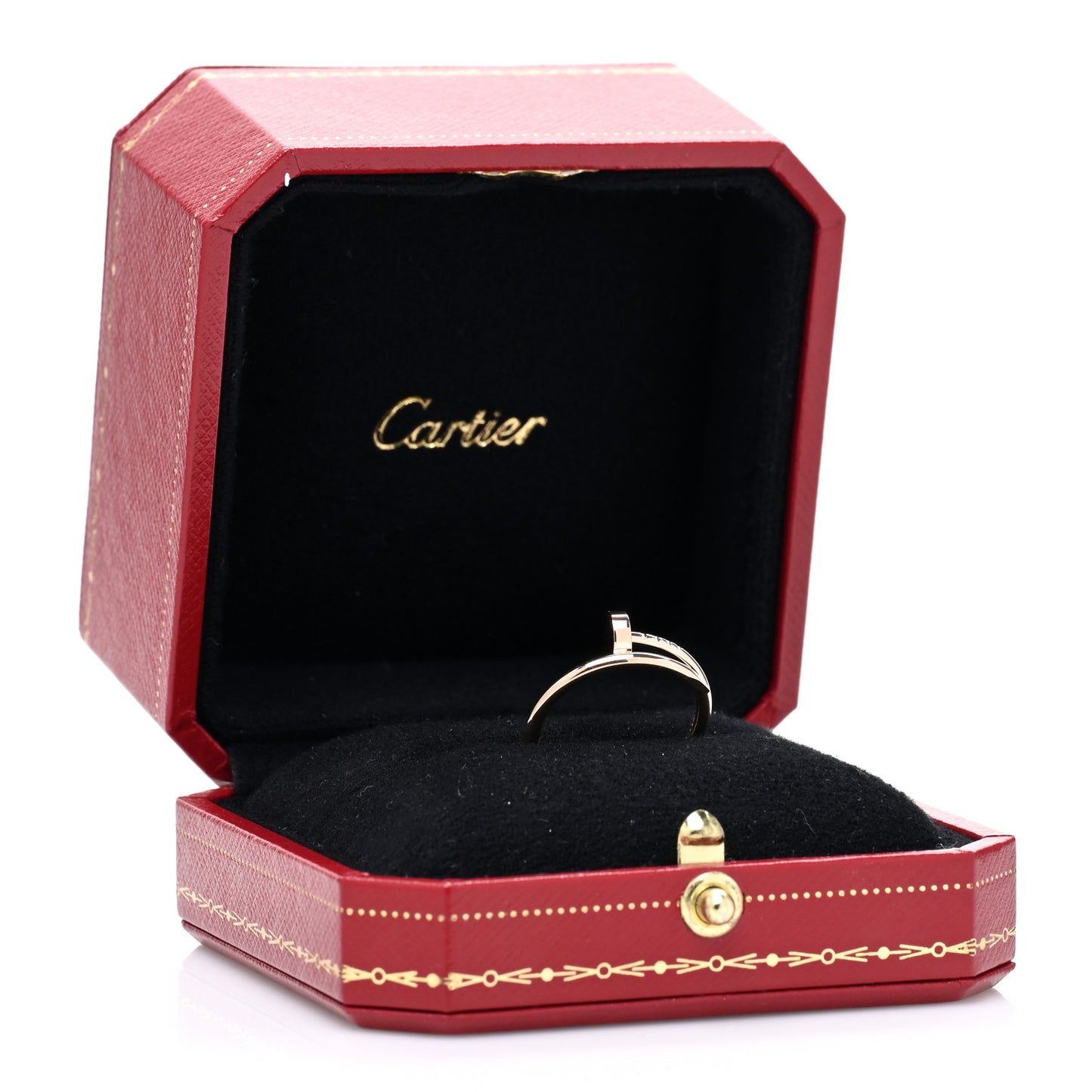 18K Pink Gold Small Juste Un Clou Ring 52 6