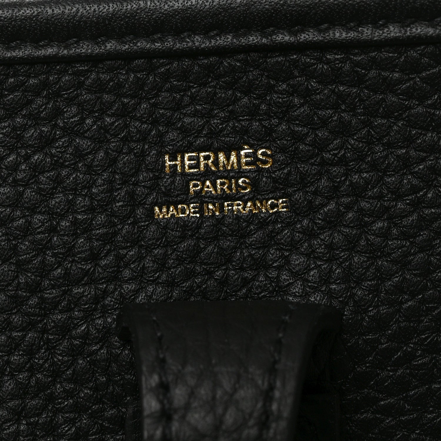 Hermes Taurillon Clemence Evelyne 23 Poche III Black 5 of 9