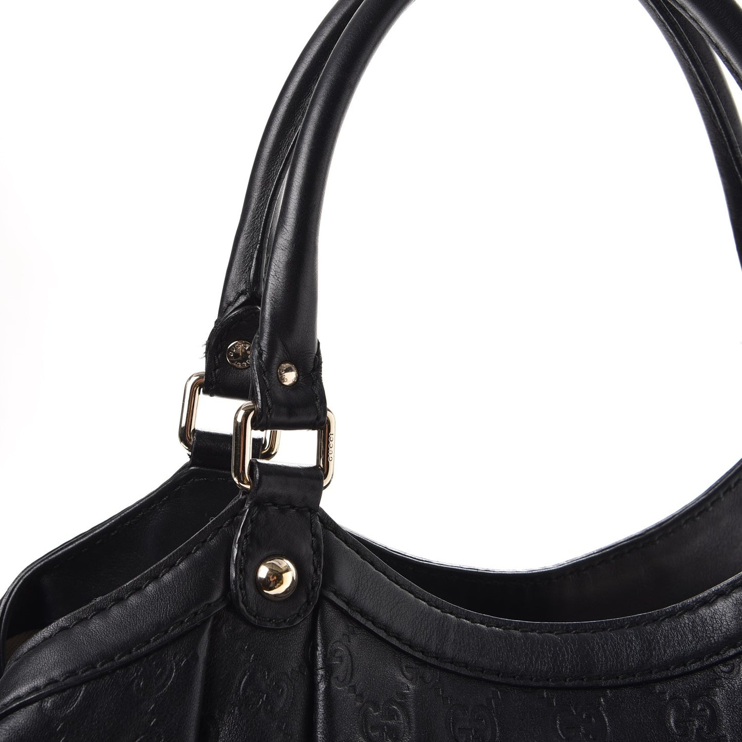 Guccissima Large Sukey Tote Black