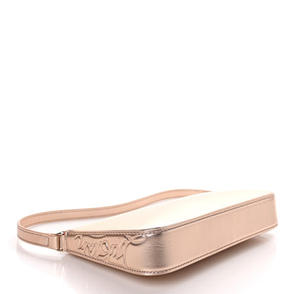 Christian Louboutin Metallic Nappa Loubila Shoulder Bag Leche 4 of 8