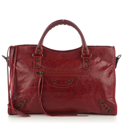 Balenciaga Chevre Classic Hardware City Rouge Theatre 1 of 9