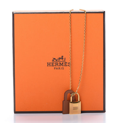 Hermes Swift Small O'Kelly Pendant Necklace Gold 6 of 6