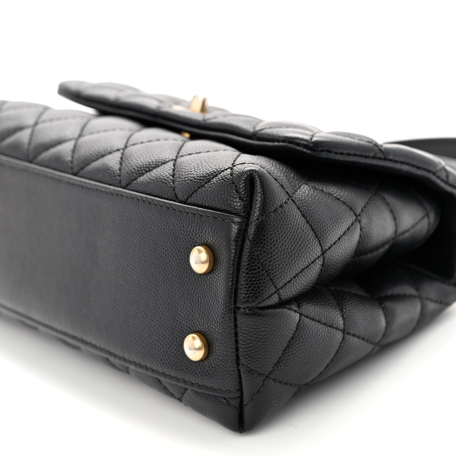 Chanel Caviar Quilted Mini Coco Handle Flap Black 10 of 10