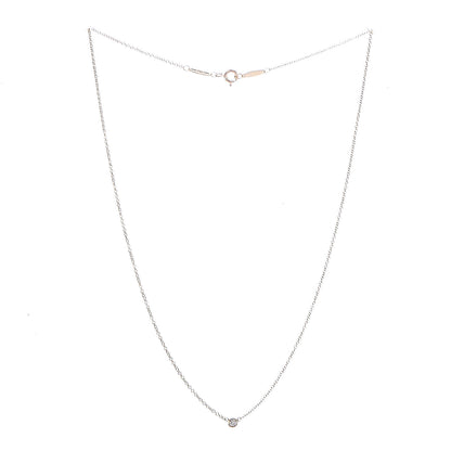 Tiffany 18K Yellow Gold Diamond .50ct Elsa Peretti Diamonds by the Yard Pendant Necklace 3 of 7