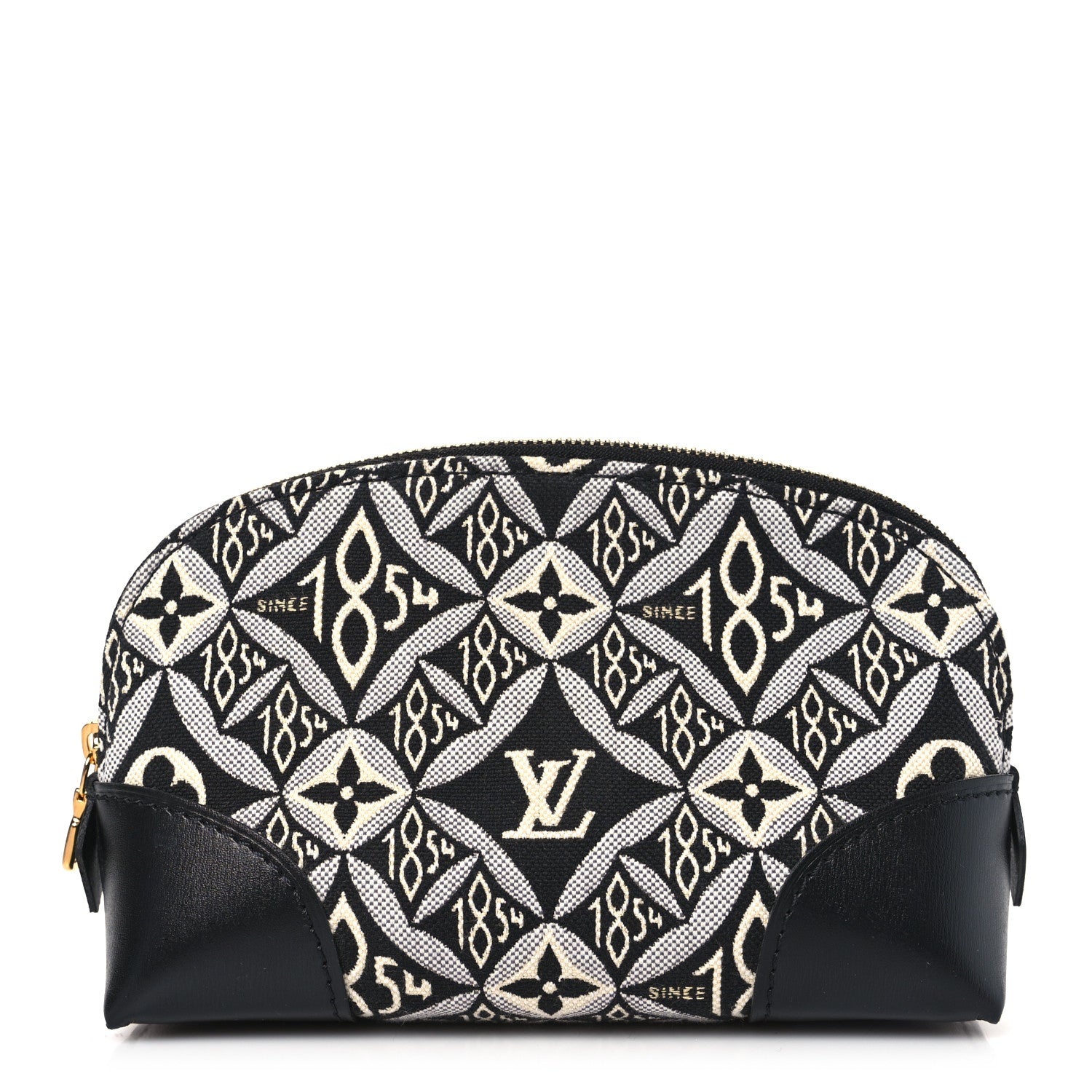 Louis Vuitton Jacquard Since 1854 Cosmetic Pouch PM Grey 1 of 9