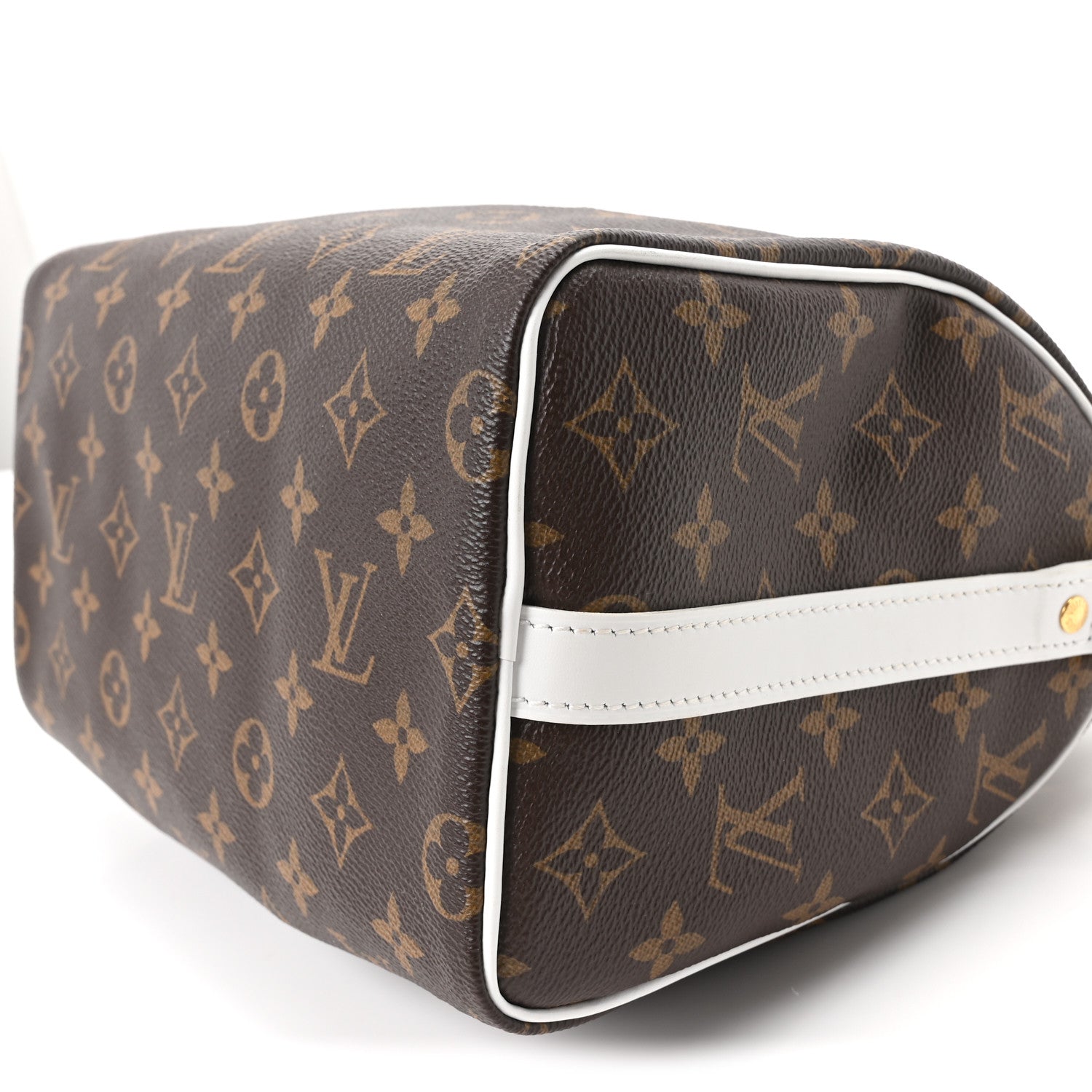 Louis Vuitton Monogram LV Match Speedy Bandouliere 25 White 9 of 9