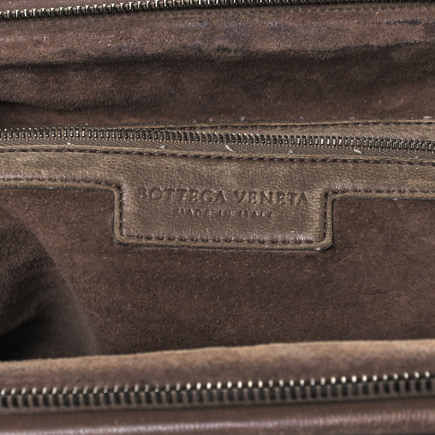 Nappa Intrecciato New Bond Satchel Ebano