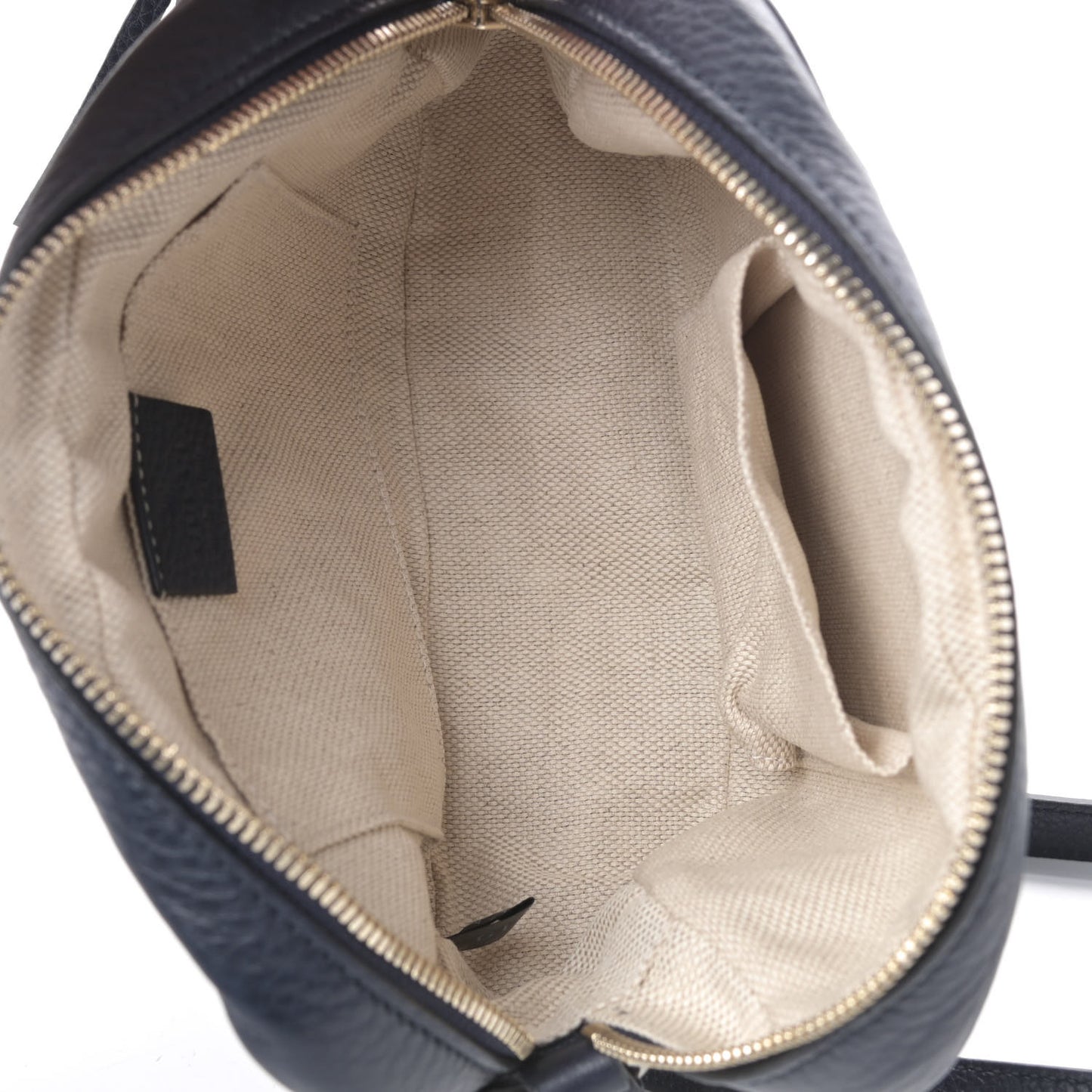 Pebbled Calfskin Small Soho Disco Bag Blue