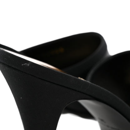 Chanel Lambskin Grosgrain CC Mules 36 Black 10 of 10