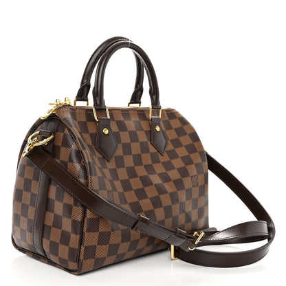 Louis Vuitton Damier Ebene Speedy Bandouliere 25 3 of 9