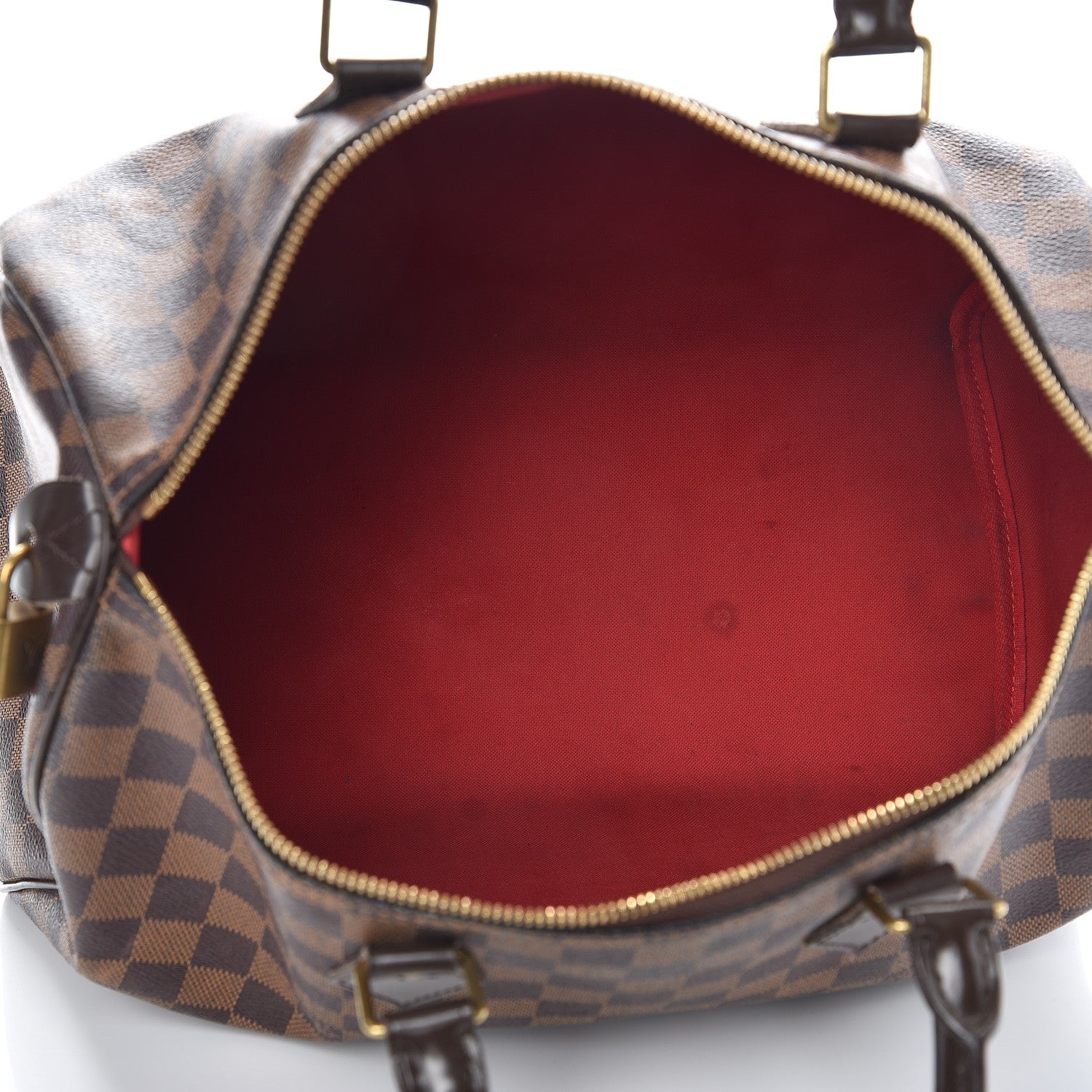 Louis Vuitton Damier Ebene Speedy 35 5 of 15