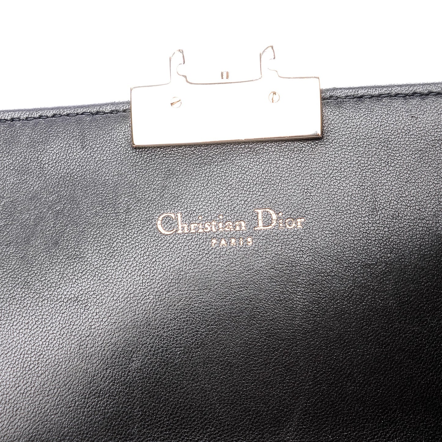 Lambskin Cannage Miss Dior Promenade Pouch Black