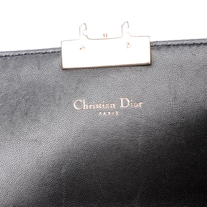 Christian Dior Lambskin Cannage Miss Dior Promenade Pouch Black 6 of 8