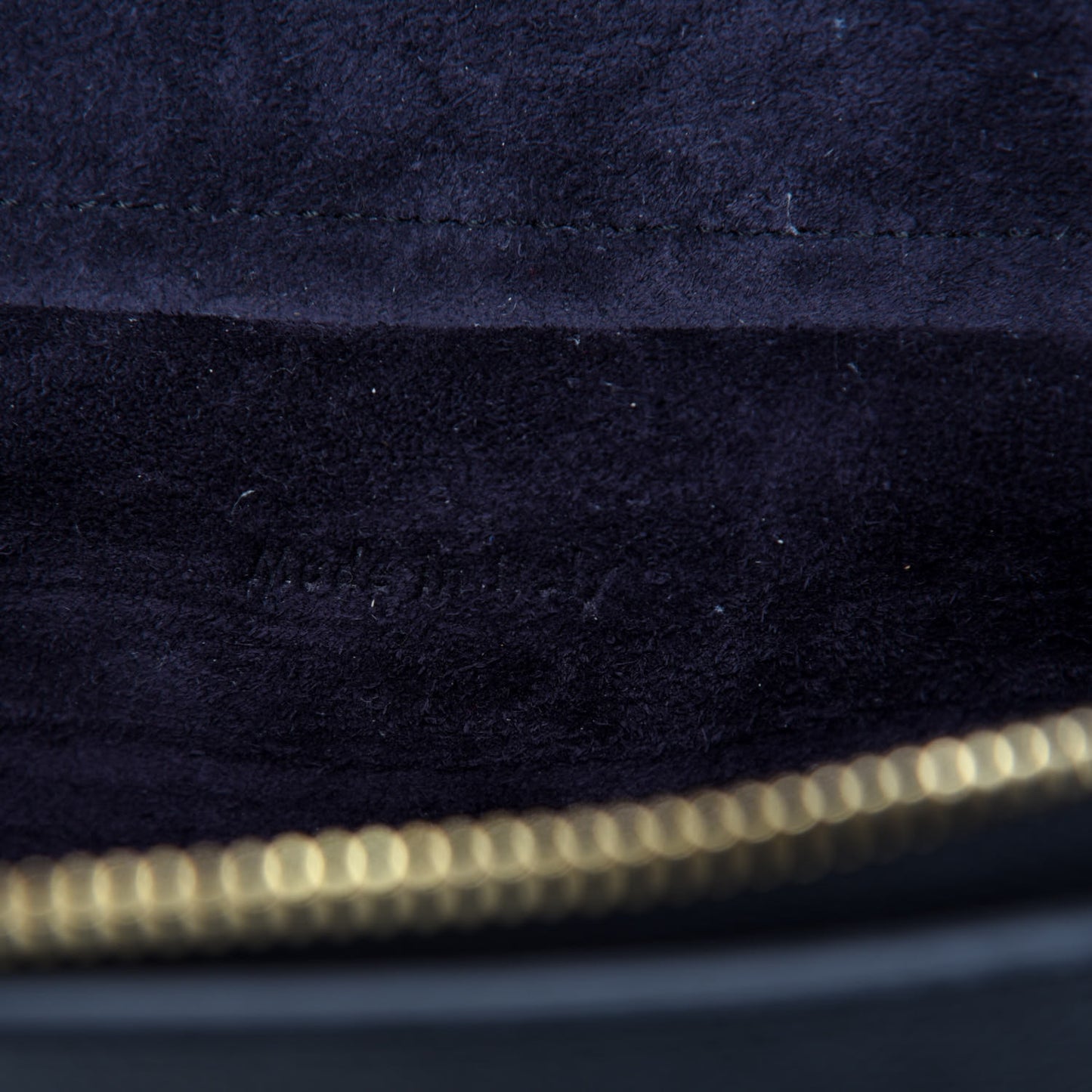 Grained Calfskin Micro Belt Bag Black