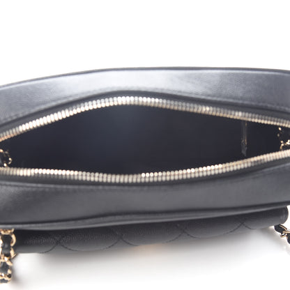 Chanel Caviar Quilted Small In & Out Camera Case Black 5 of 9