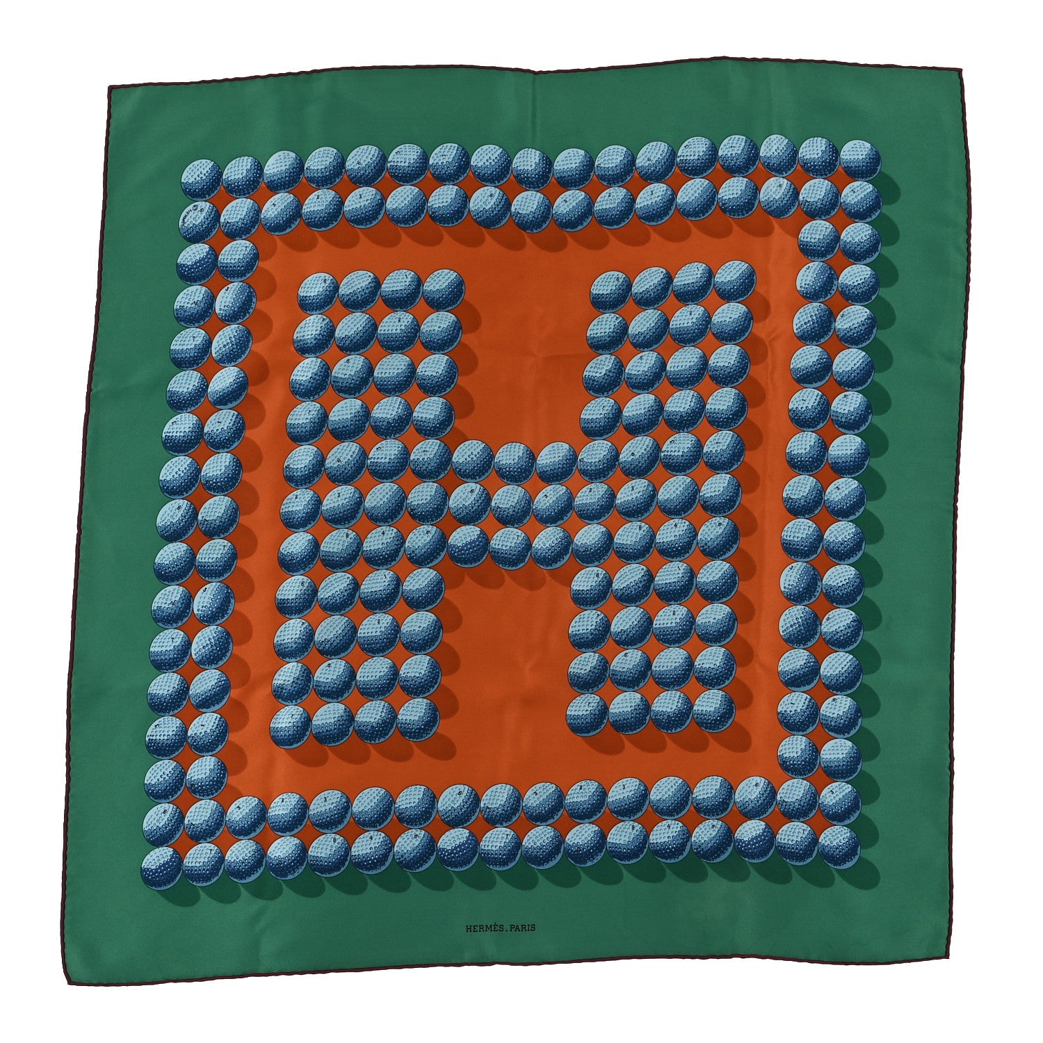 Hermes Silk Balles De Golf II Scarf 70 1 of 4