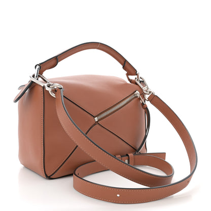 Loewe Calfskin Small Puzzle Bag Tan 3 of 13