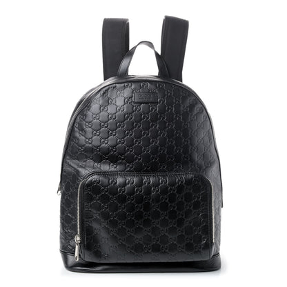 Gucci Guccissima Signature Day Backpack Black 1 of 4