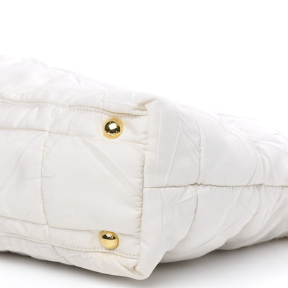 Prada Tessuto Nylon Quilted Bag White 10 of 12