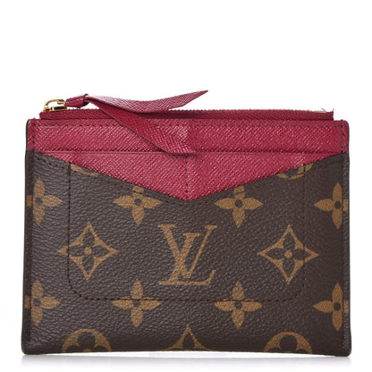 Louis Vuitton Monogram Zipped Card Holder Fuchsia 1 of 6