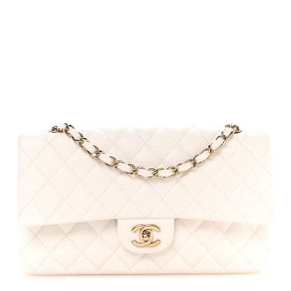 Chanel Caviar Quilted Medium Double Flap White 1 of 11