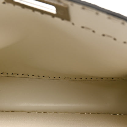 Fendi Cuoio Romano Selleria Chamois Small Peekaboo I SEE U Satchel White 6 of 12