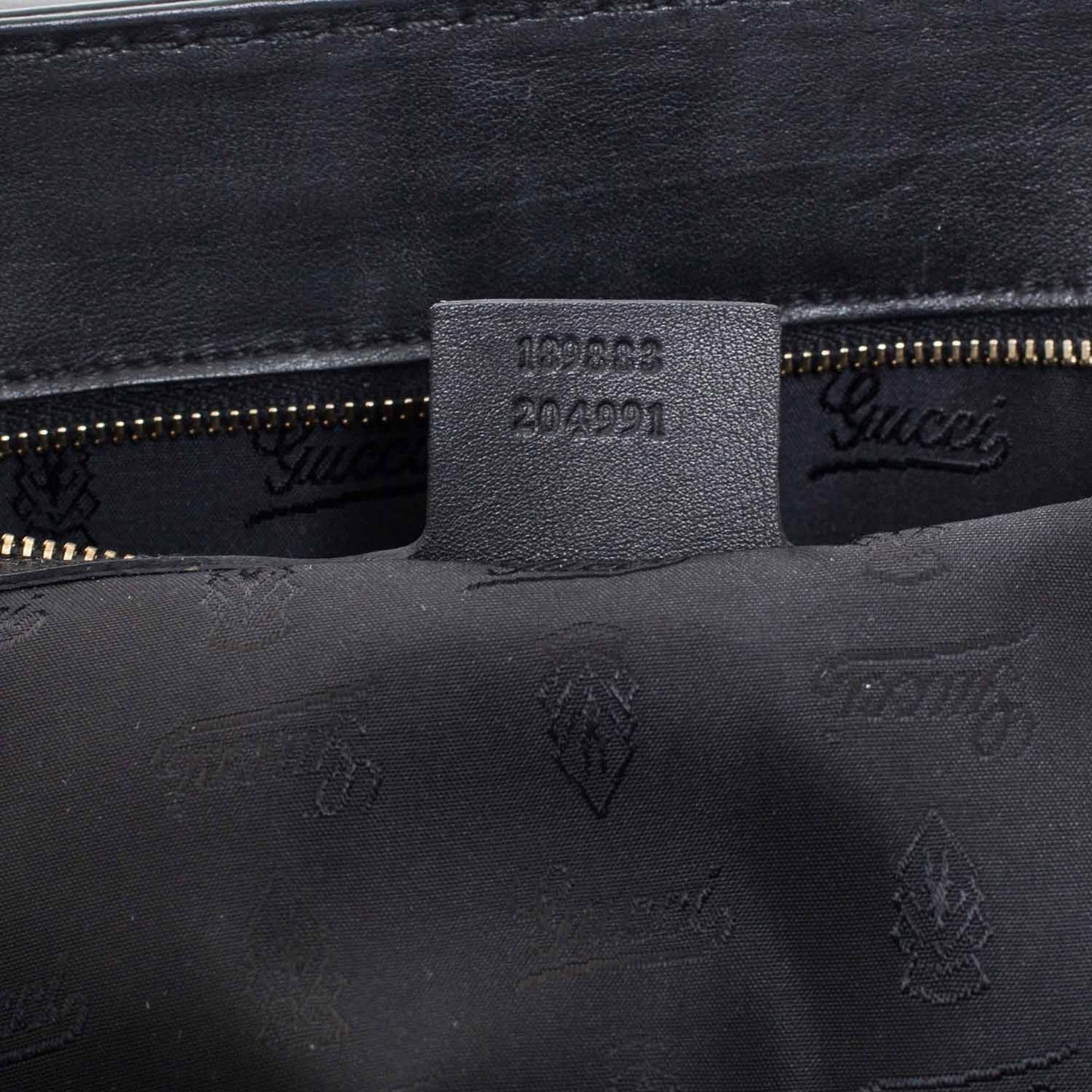 Leather Queen Tote Black