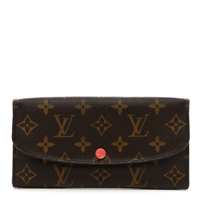 Louis Vuitton Monogram Emilie Wallet Poppy 1 of 13