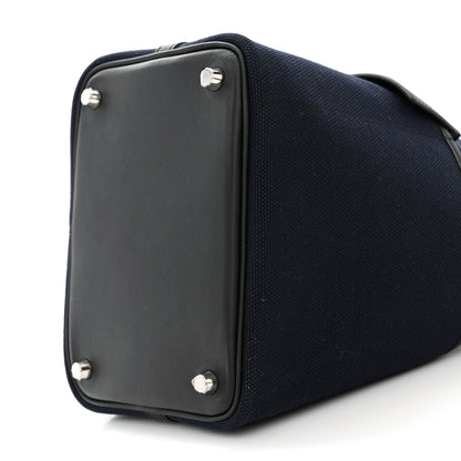 Hermes Toile Goeland Swift Cargo Picotin Lock 18 Bleu Marine 10 of 11