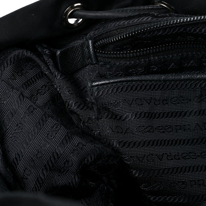Prada Tessuto Nylon Saffiano Medium Backpack Black 14 of 24