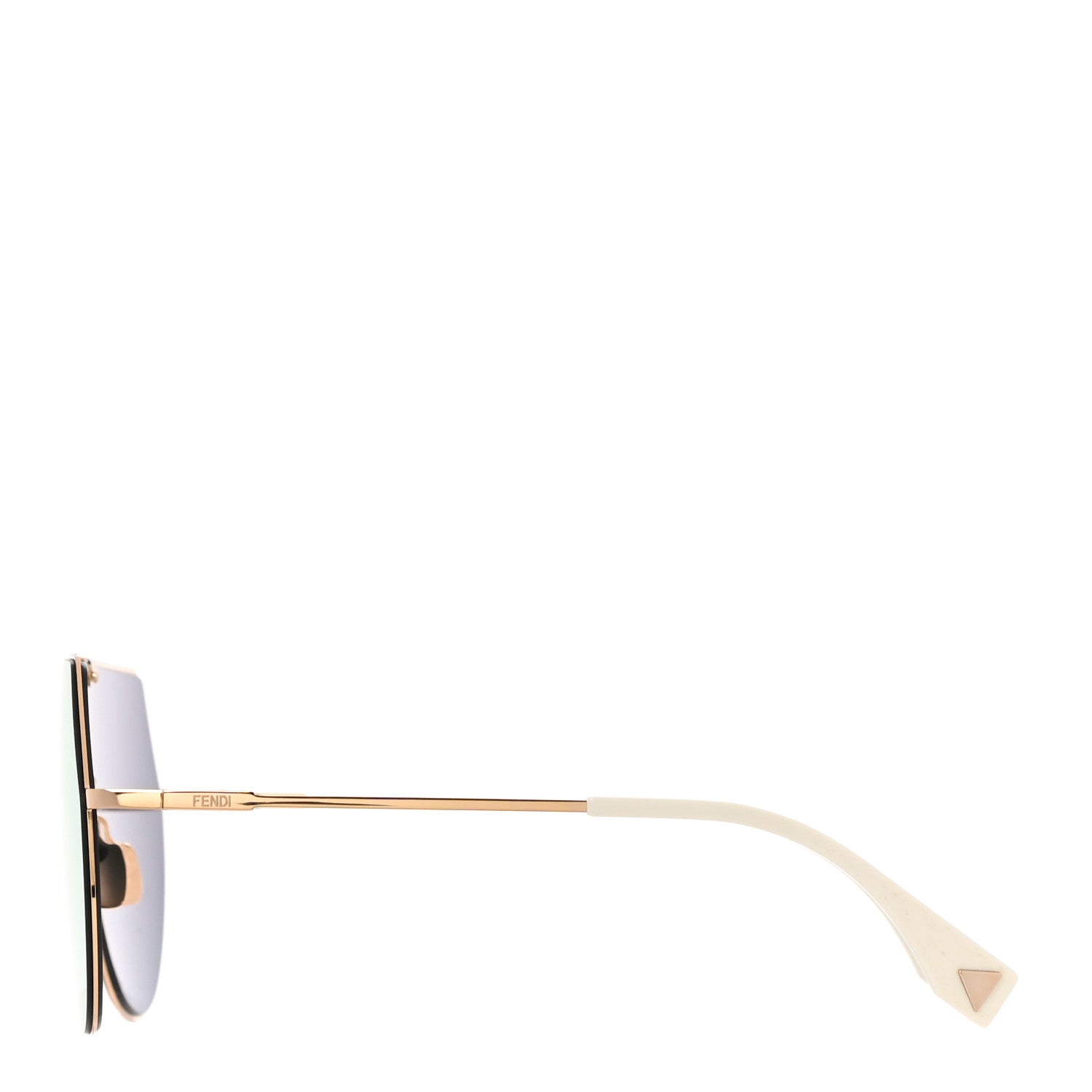 Fendi Metal Mirrored Eyeline Sunglasses FF 0193/S Matte Gold 2 of 7