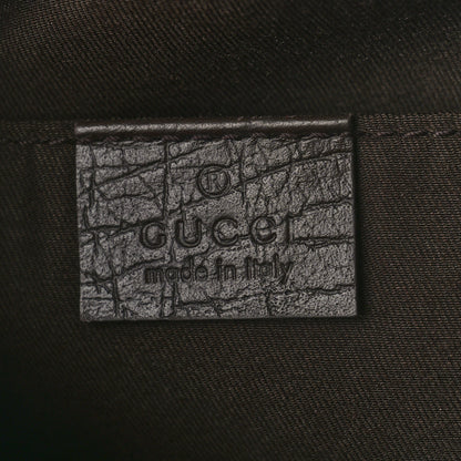 Gucci GG Supreme Monogram Canvas Web Shoulder Bag Brown 6 of 10