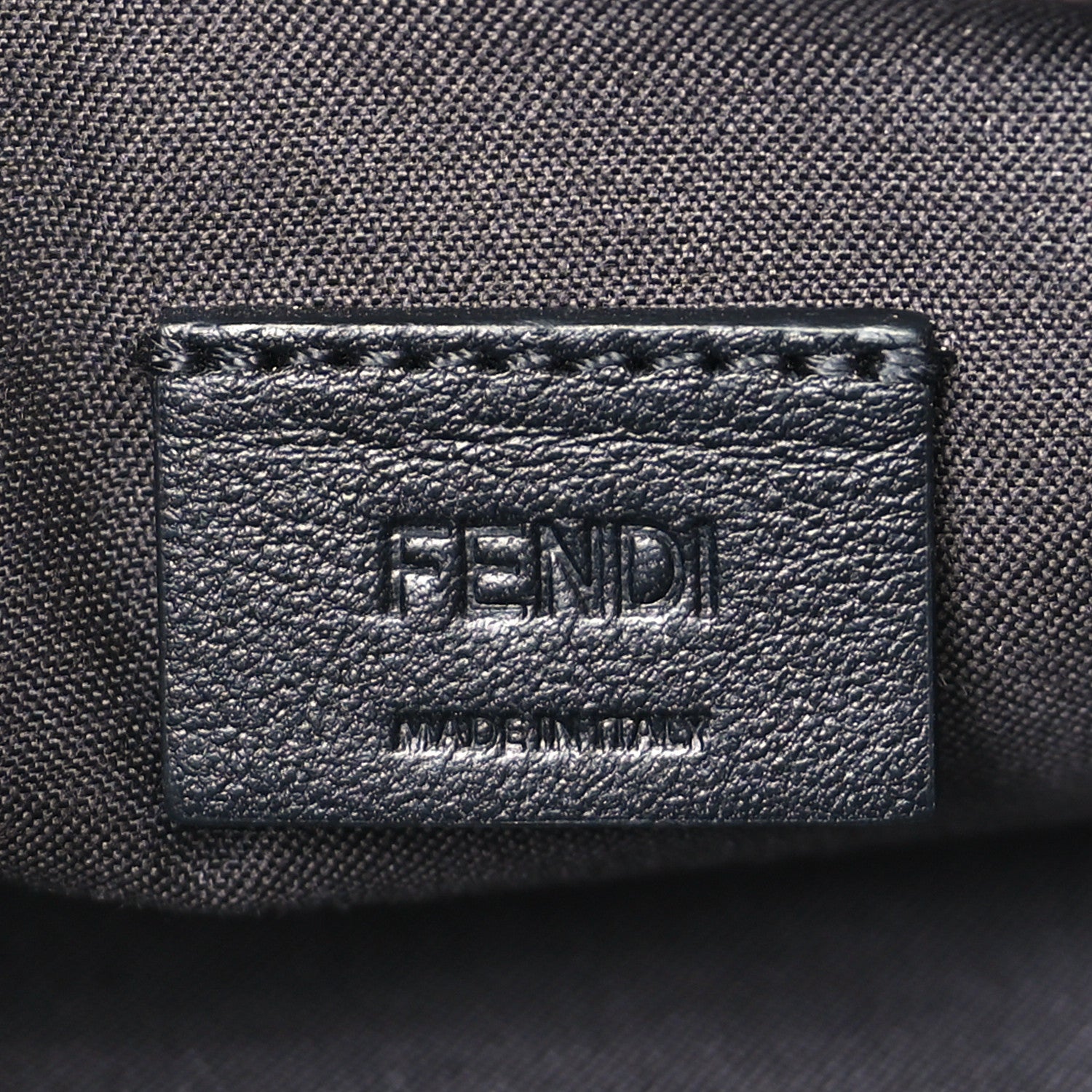 Fendi Vitello Soft F is Fendi Bi-Color FF 1974 Embossed Envelope Wallet On Chain with Pouches Maya Black 7 of 10